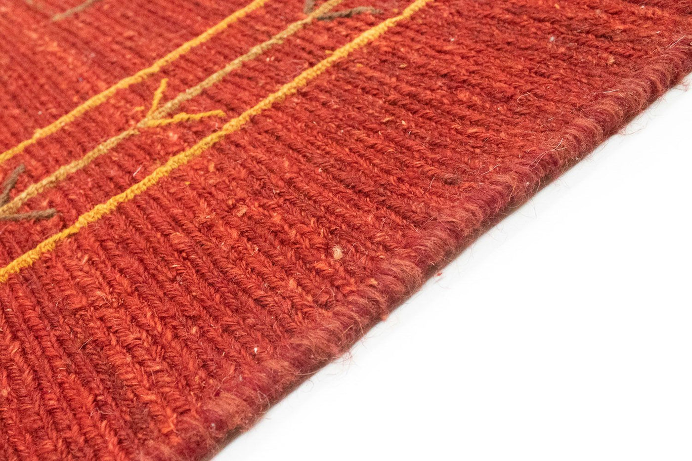 Persisk Gabbeh Teppe 196x146cm - Perserteppich Wollteppich