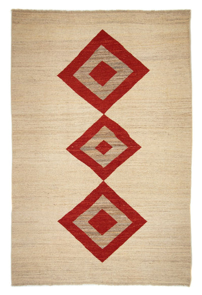 Persisk Gabbeh Teppe 196x292cm - Perserteppich Wollteppich