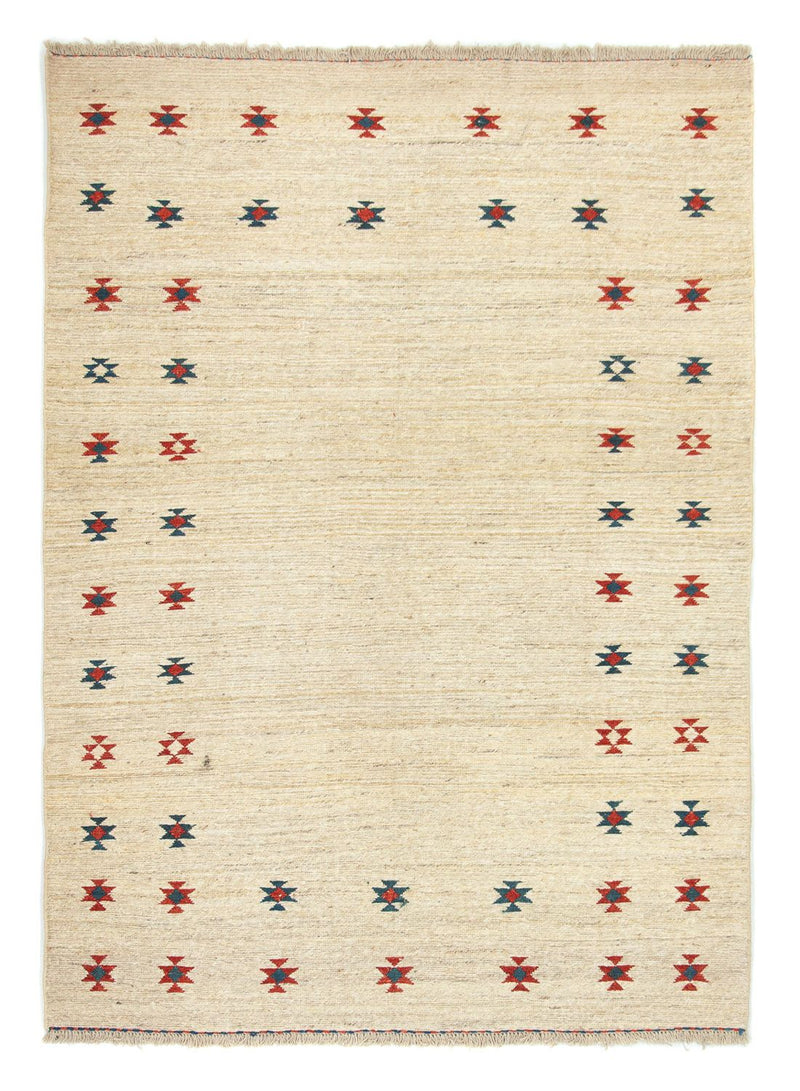 Persisk Gabbeh Teppe 206x150cm - Perserteppich Wollteppich