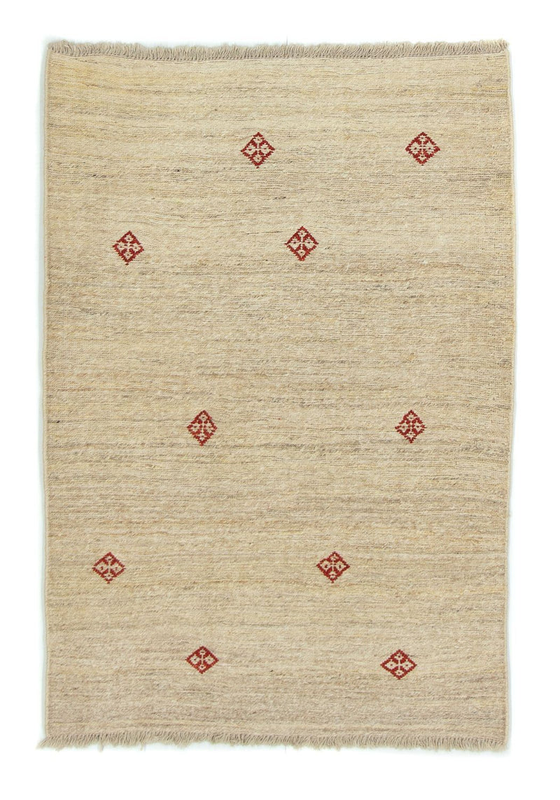 Persisk Gabbeh Teppe 145x100cm - Perserteppich Wollteppich
