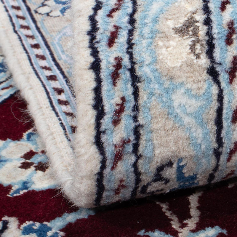 Persisk teppe - Nain - 240 x 189 cm - mørk rød