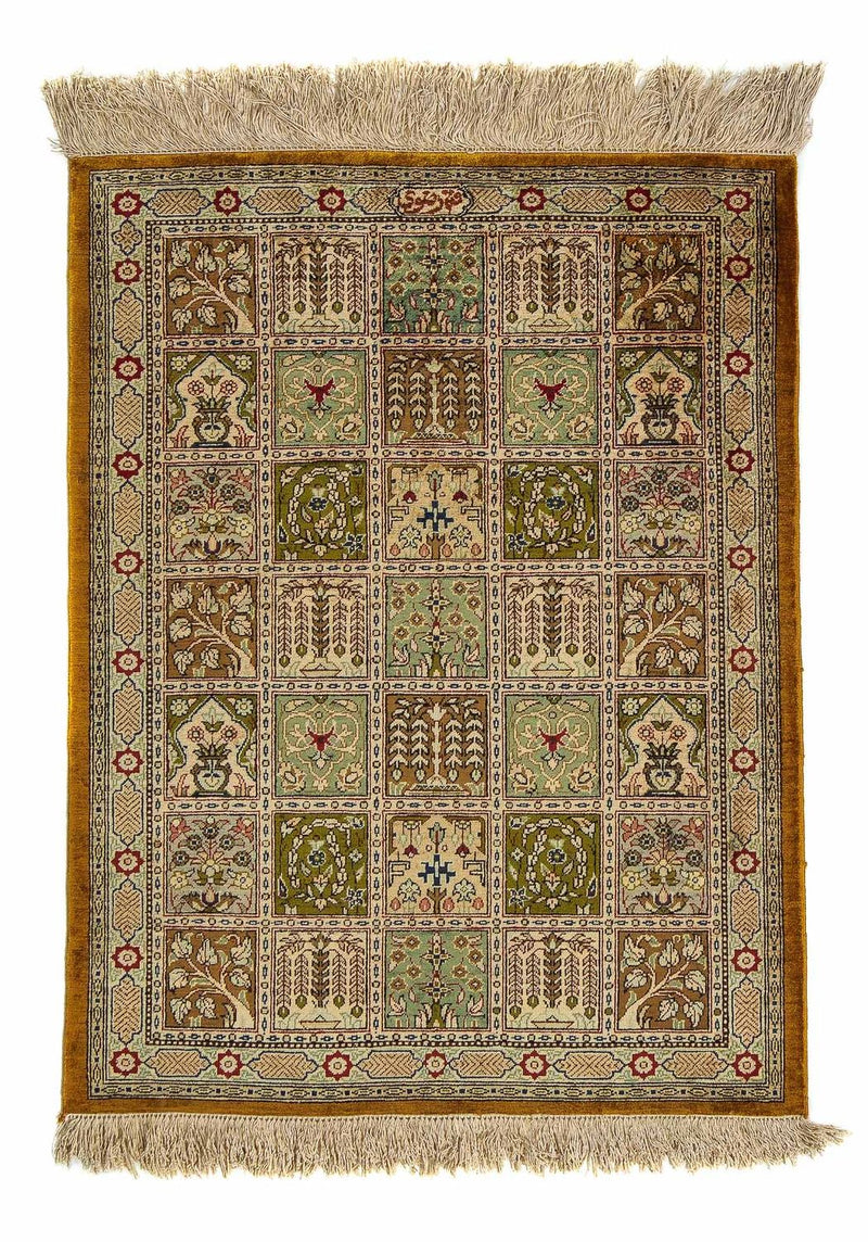 Qom Teppe 72x55cm - Persisk teppe