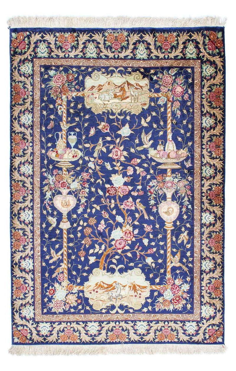 Qom Teppe 147x100cm - Persisk teppe