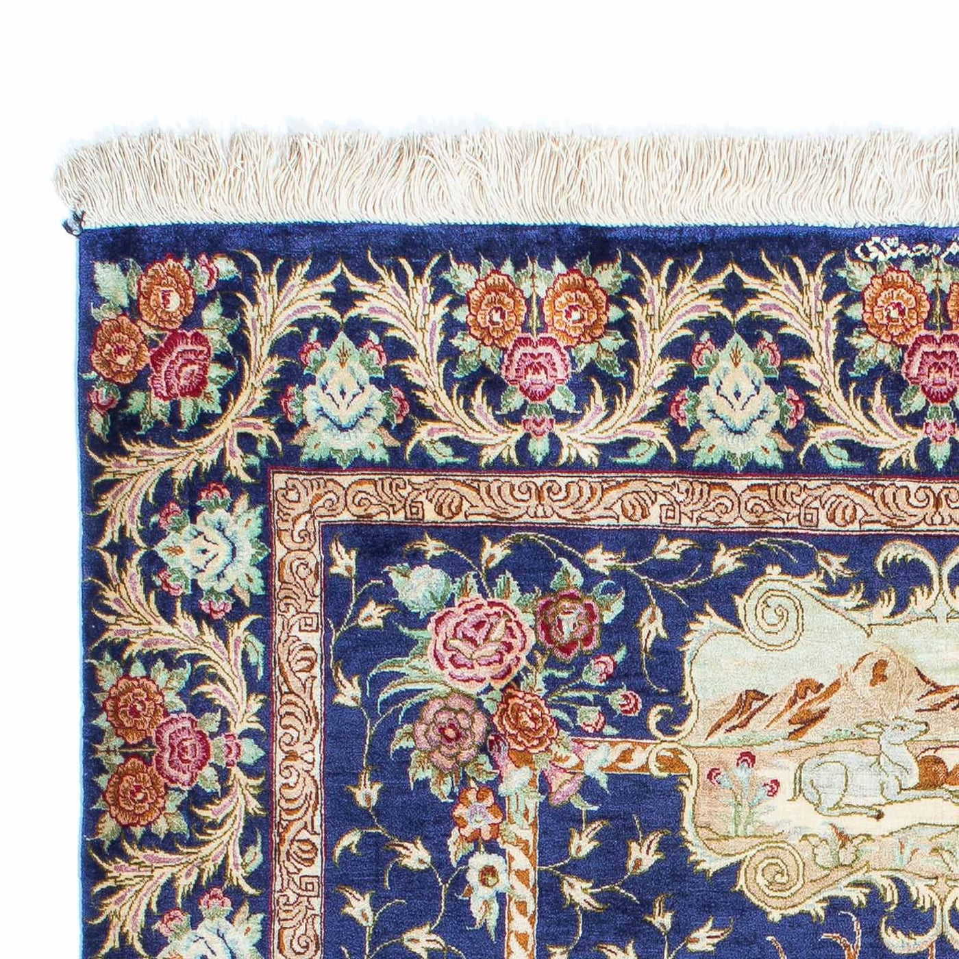 Qom Teppe 147x100cm - Persisk teppe