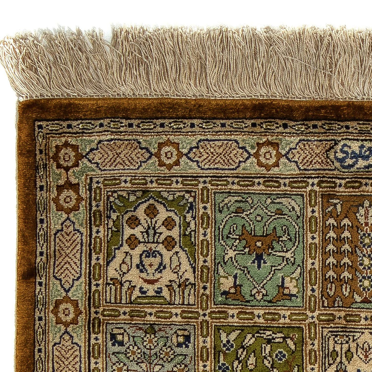 Qom Teppe 54x72cm - Persisk teppe