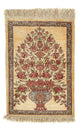 Qom silke Teppe 41x31cm - Persisk teppe