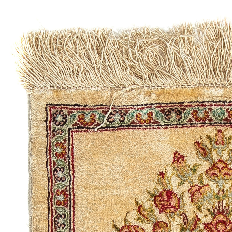 Qom silke Teppe 31x42cm - Persisk teppe