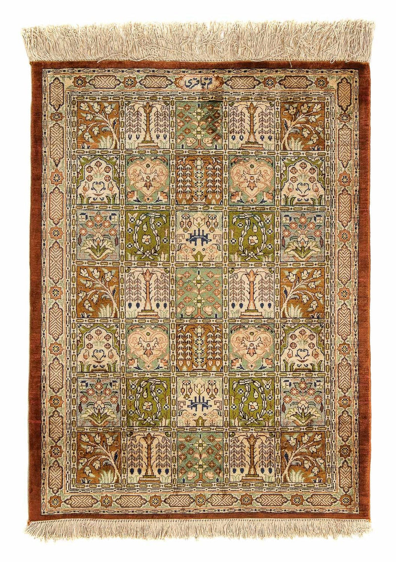 Qom Teppe 75x56cm - Persisk teppe