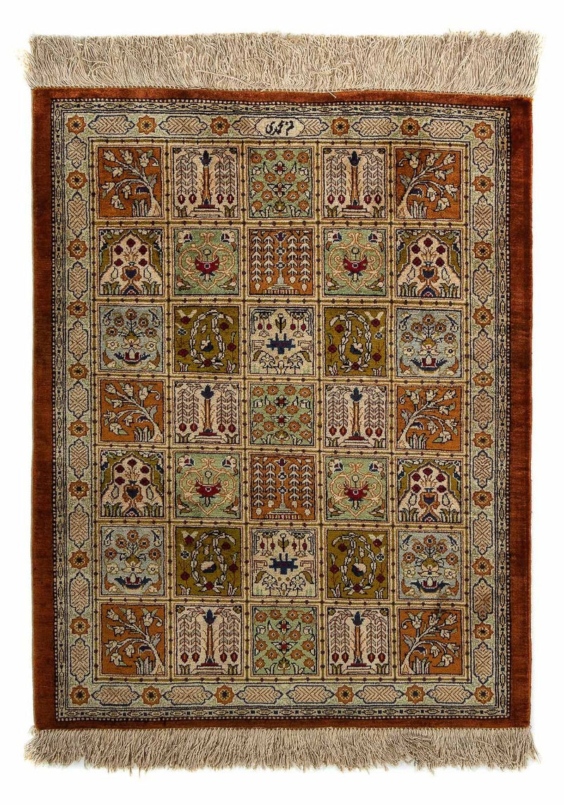 Qom Teppe 72x56cm - Persisk teppe