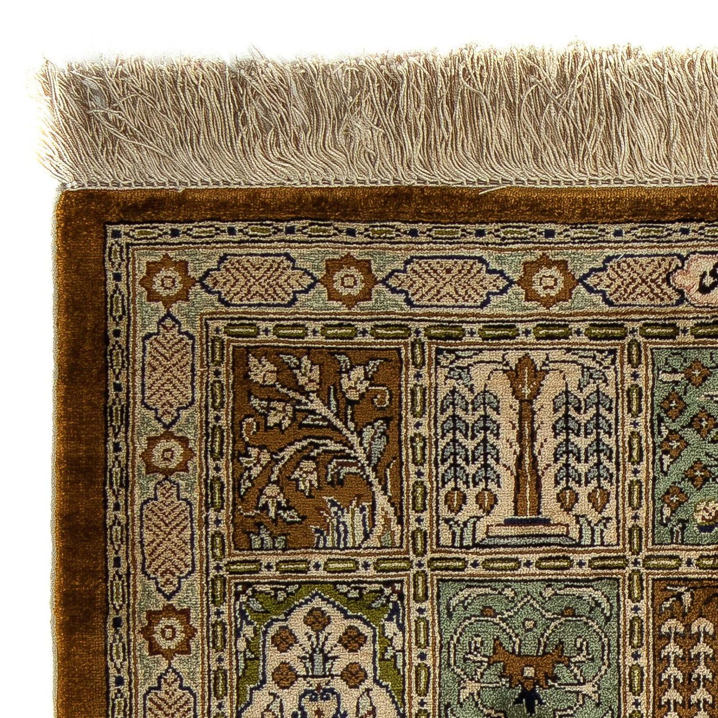 Qom Teppe 77x58cm - Persisk teppe
