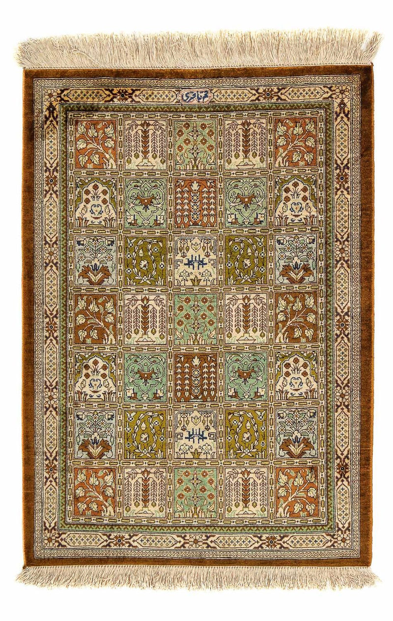 Qom Teppe 77x55cm - Persisk teppe