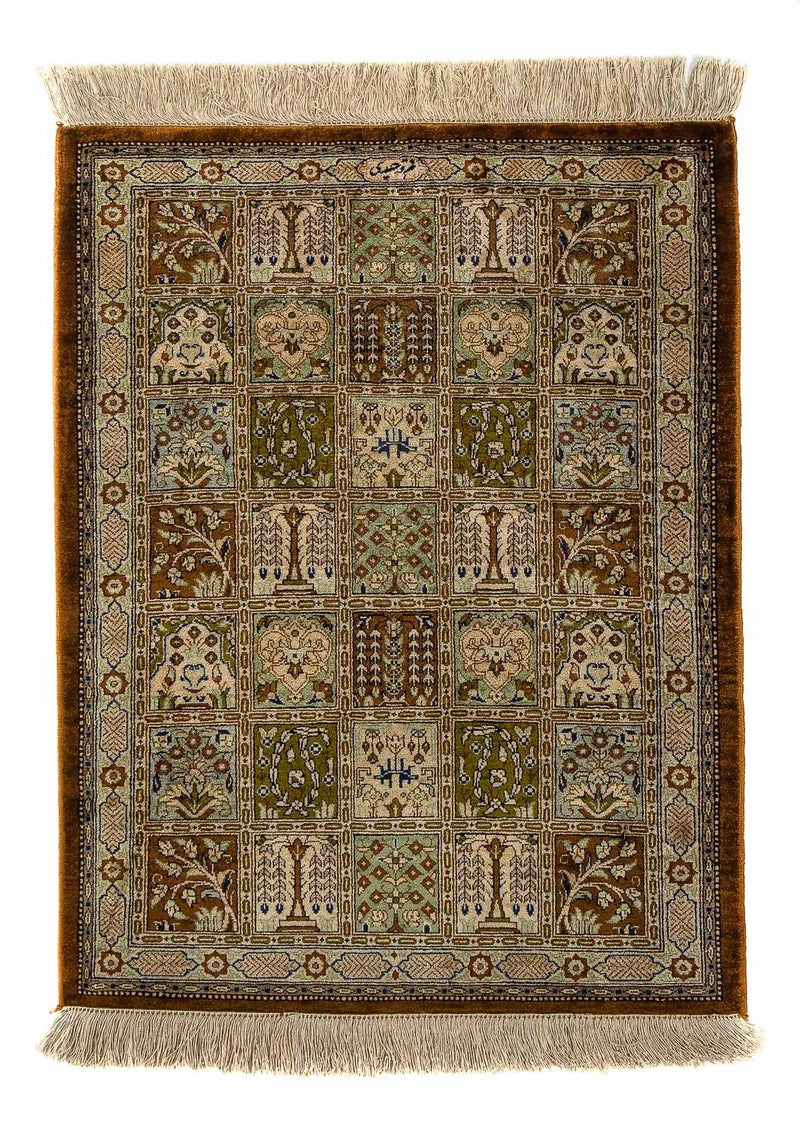 Qom Teppe 73x55cm - Persisk teppe