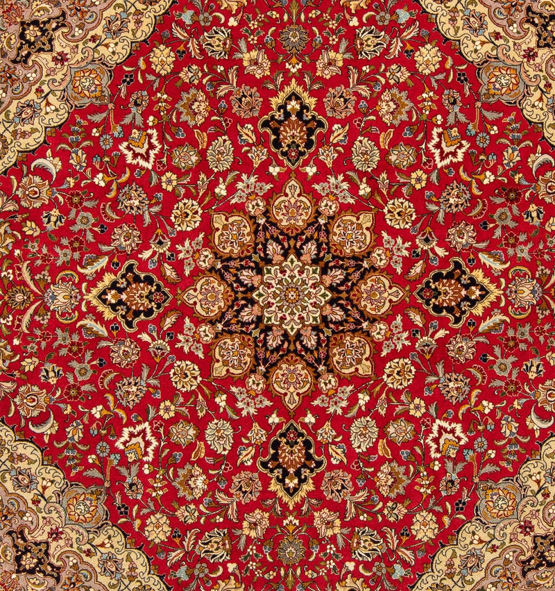 Tabriz - 50 Raj Teppe 203x203cm - Persisk teppe