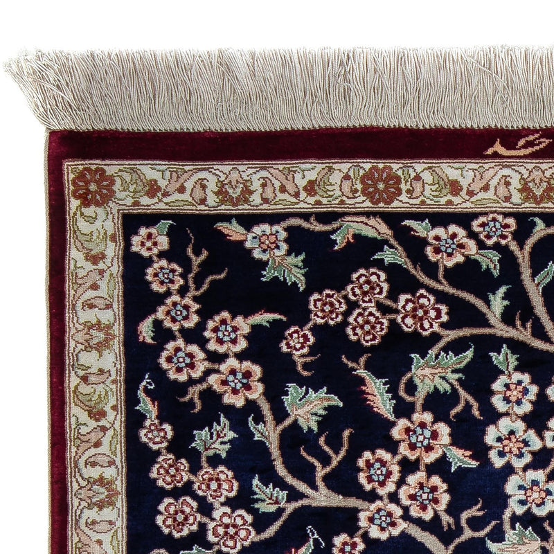 Qom Teppe 87x59cm - Persisk teppe