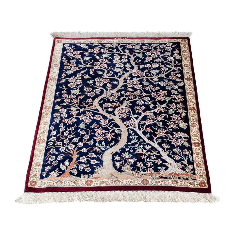 Qom Teppe 87x59cm - Persisk teppe