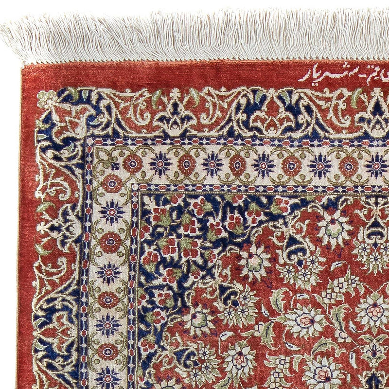 Qom Teppe 86x60cm - Persisk teppe