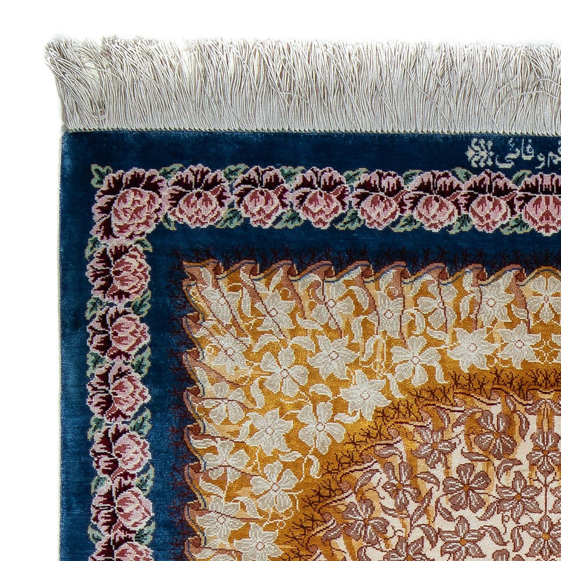 Qom silke Teppe 60x93cm - Persisk teppe