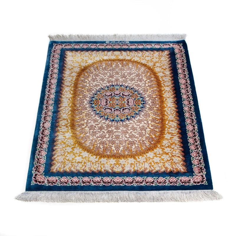 Qom silke Teppe 60x93cm - Persisk teppe