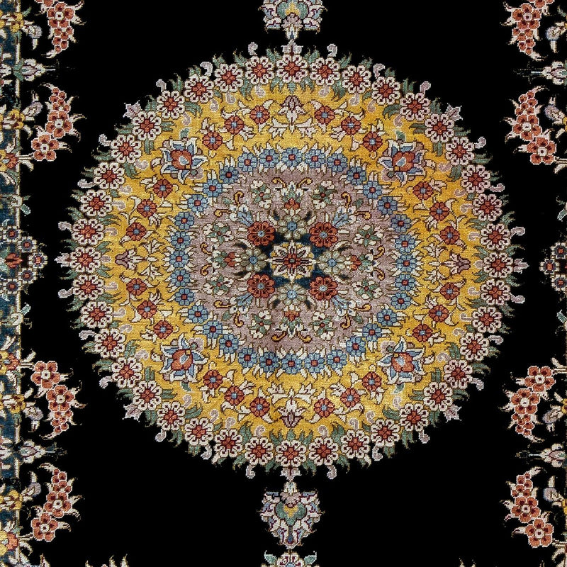 Qom Teppe 89x59cm - Persisk teppe