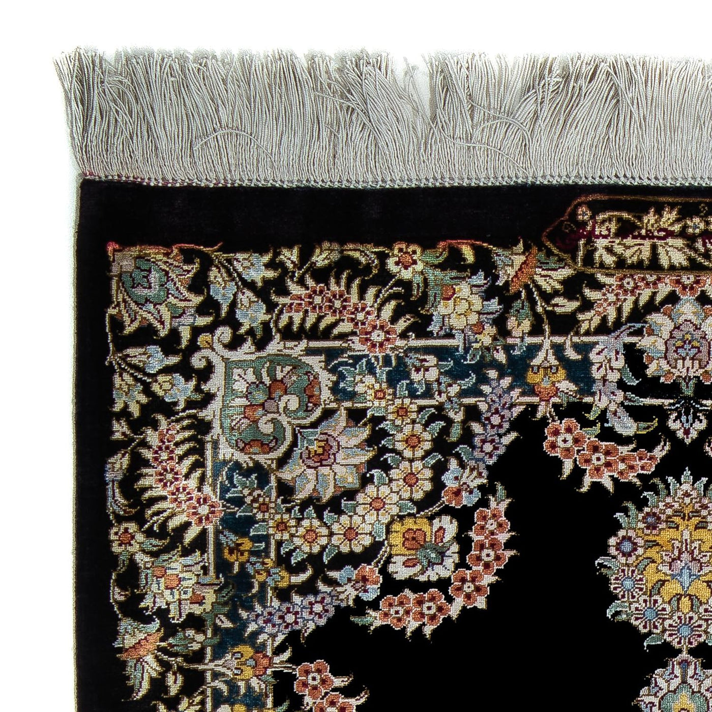 Qom Teppe 89x59cm - Persisk teppe