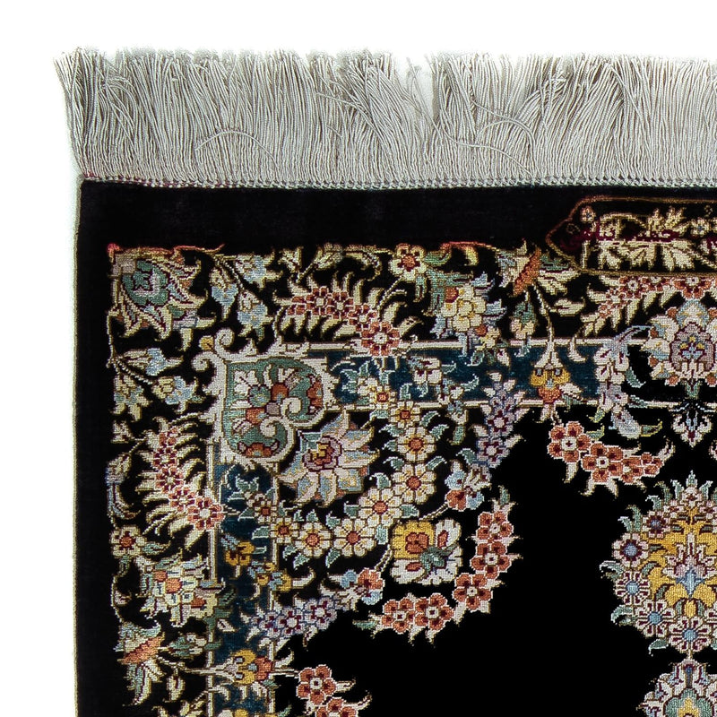 Qom Teppe 89x59cm - Persisk teppe