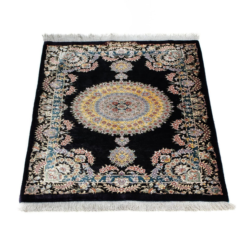 Qom Teppe 89x59cm - Persisk teppe