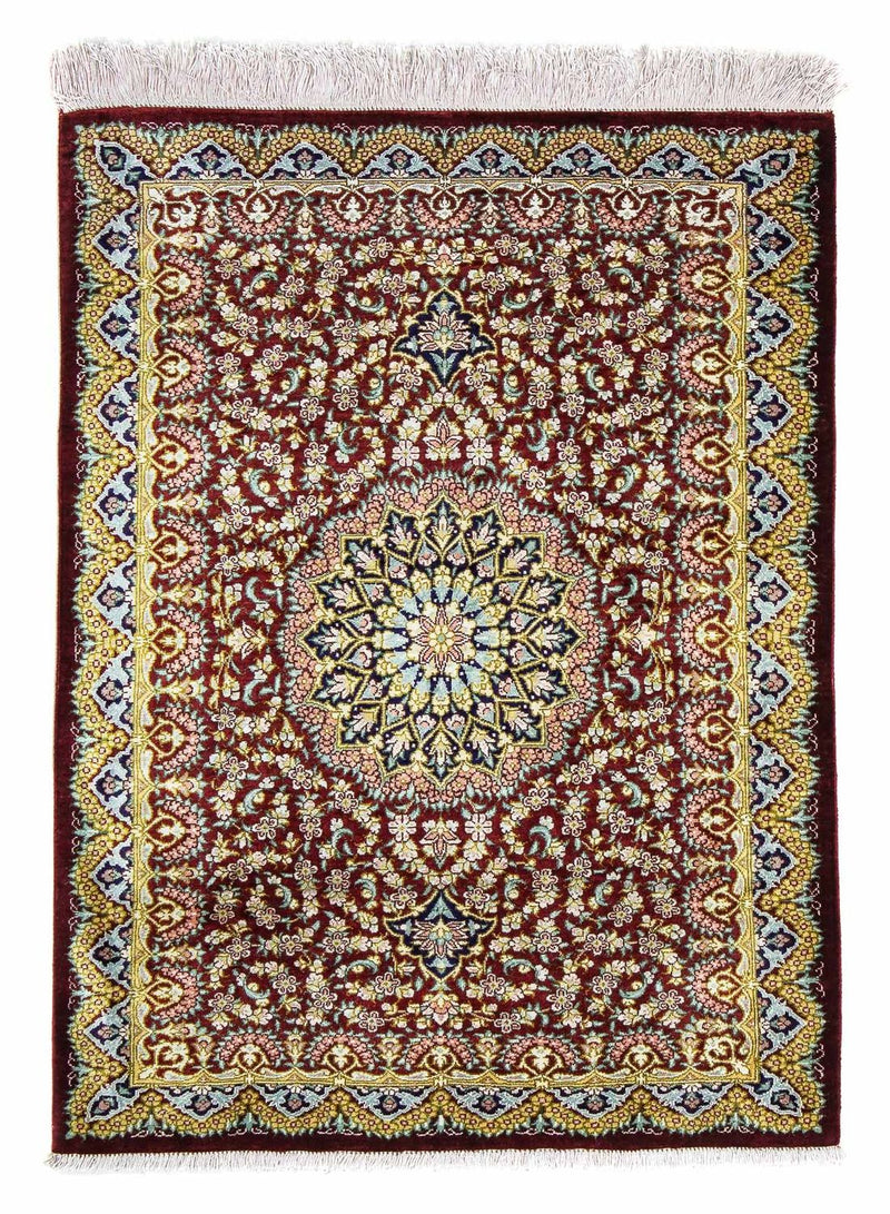 Qom Teppe 78x57cm - Persisk teppe
