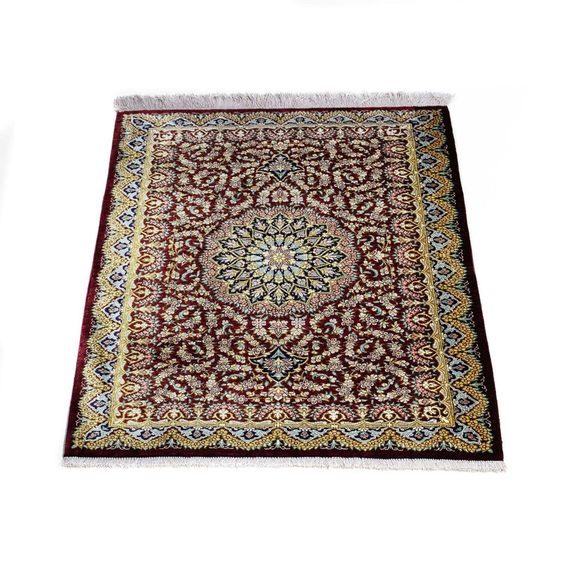 Qom Teppe 78x57cm - Persisk teppe