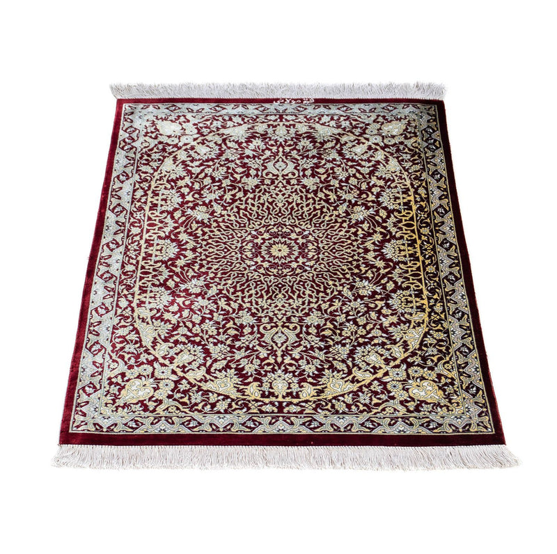 Qom Teppe 54x78cm - Persisk teppe