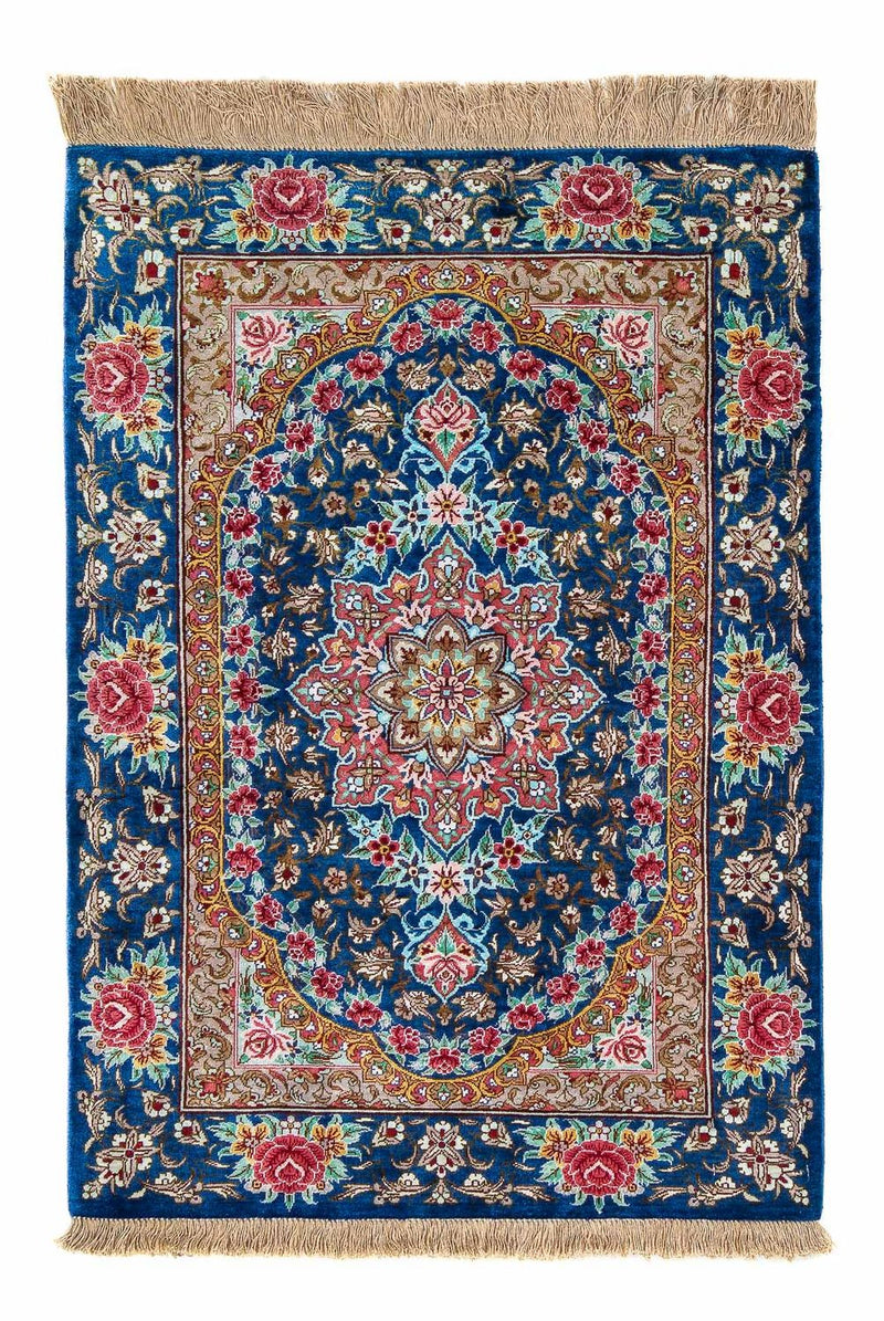 Qom Teppe 80x55cm - Persisk teppe