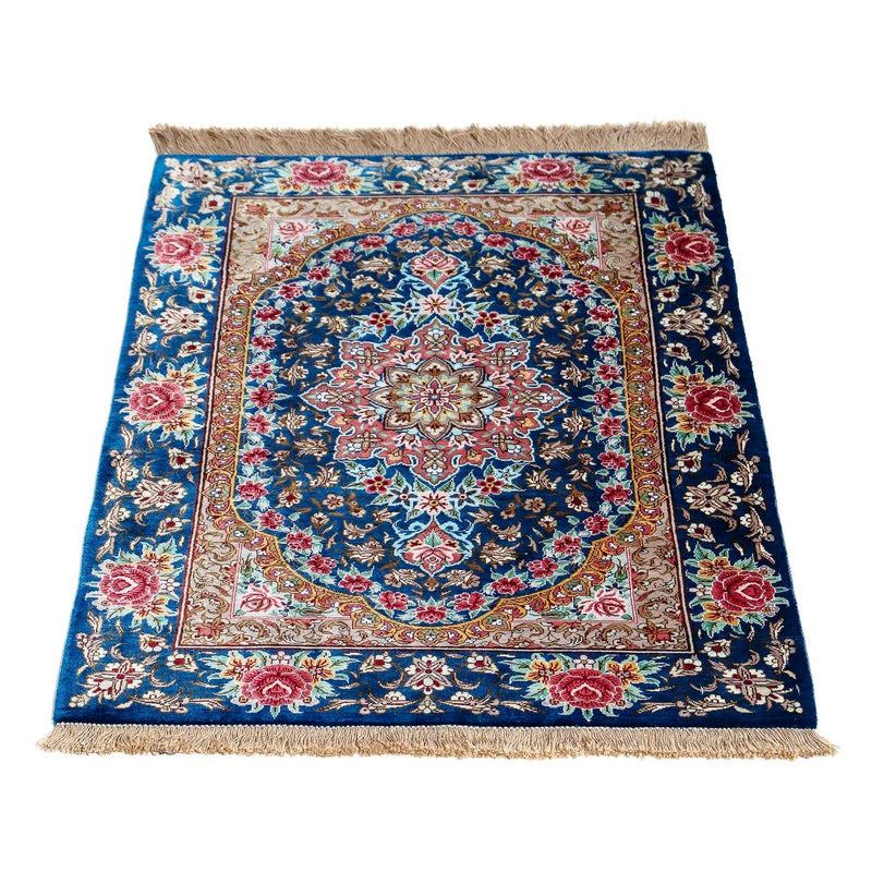 Qom Teppe 80x55cm - Persisk teppe