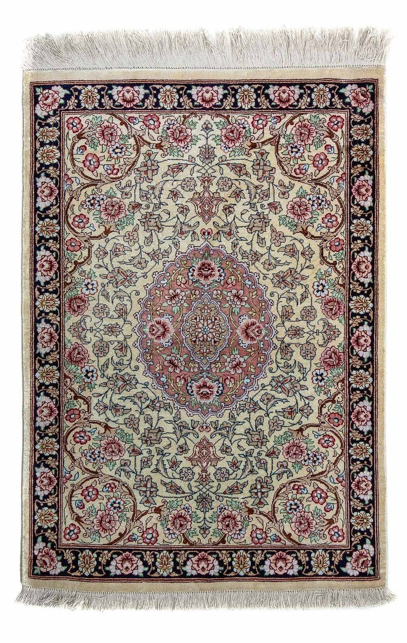 Qom Teppe 77x55cm - Persisk teppe