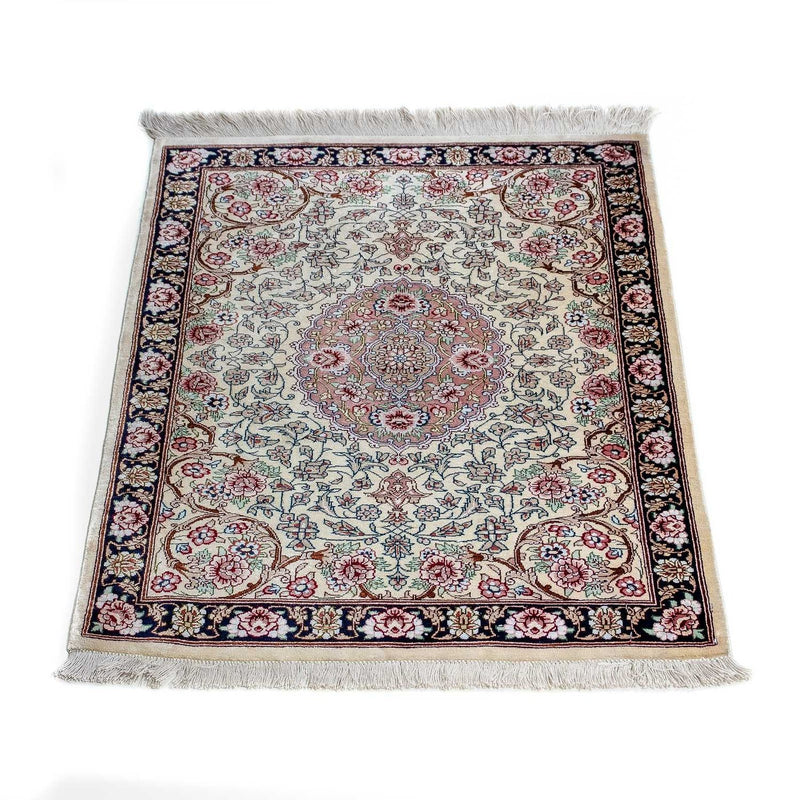 Qom Teppe 77x55cm - Persisk teppe