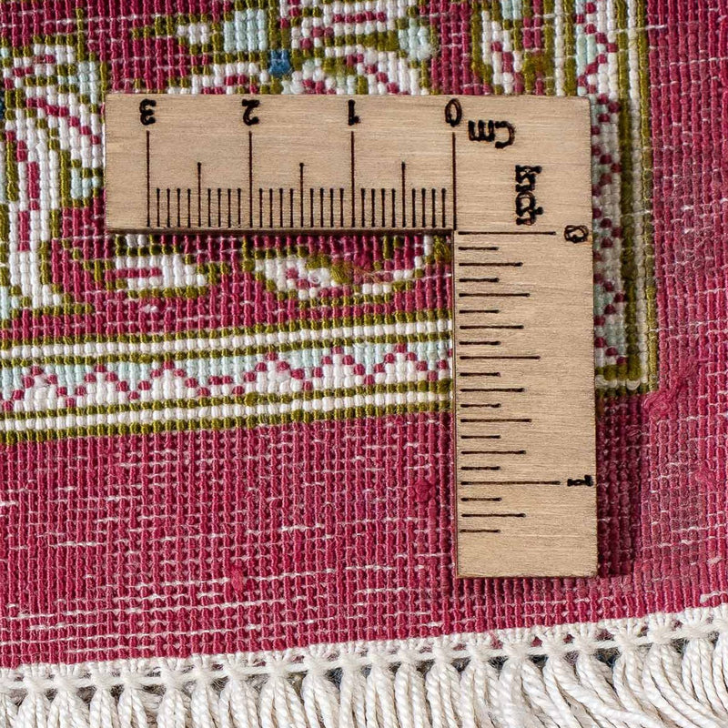 Qom Teppe 60x78cm - Persisk teppe - mørk rød