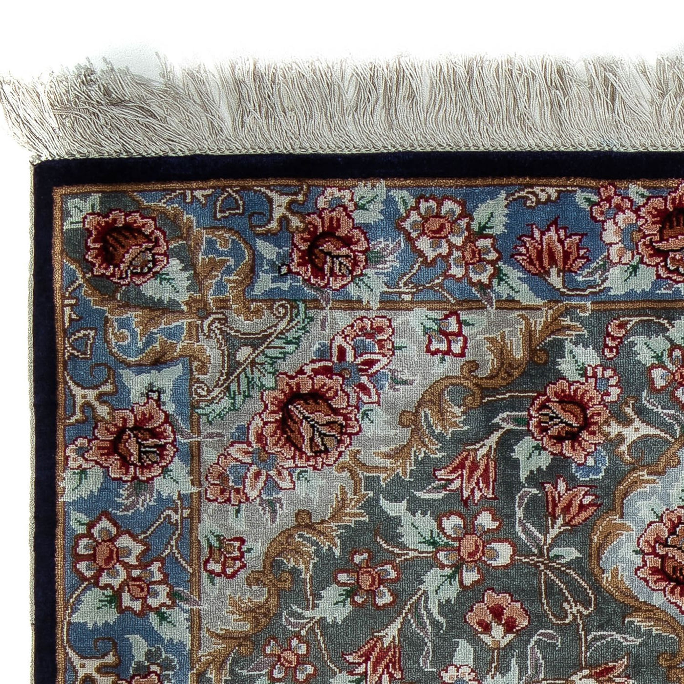 Qom Teppe 77x56cm - Persisk teppe
