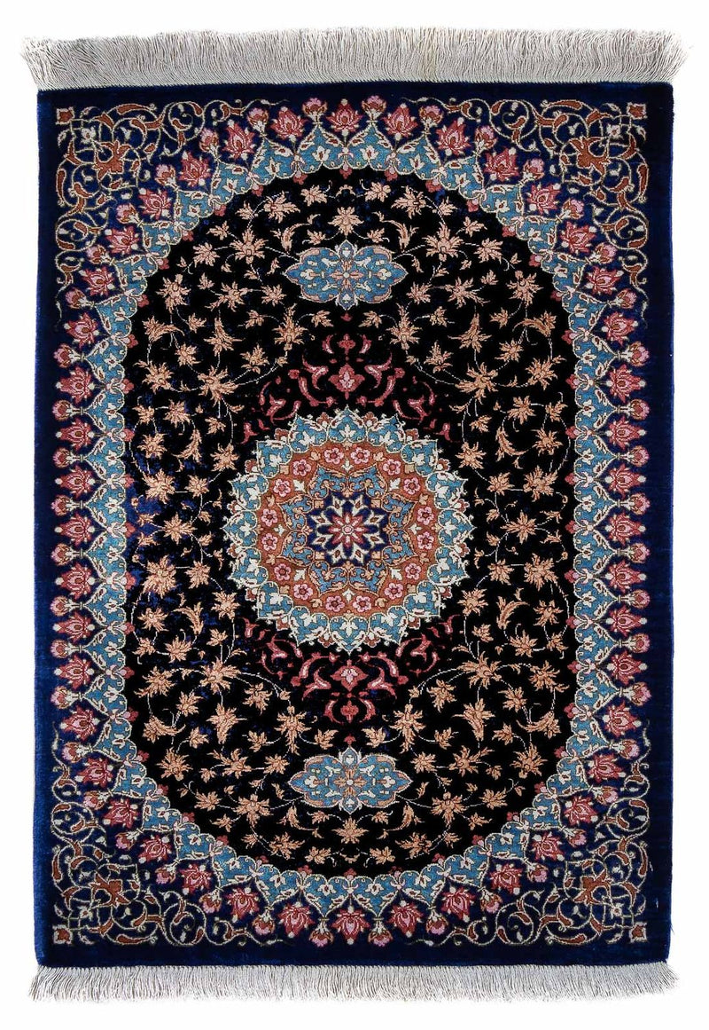 Qom Teppe 80x55cm - Persisk teppe