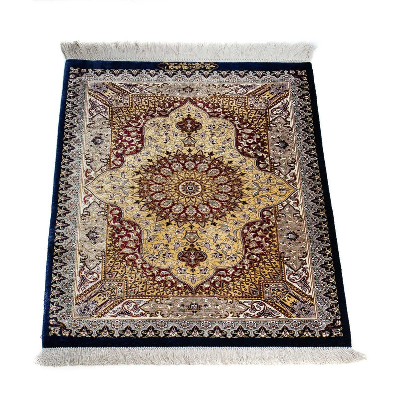 Qom Teppe 87x59cm - Persisk teppe