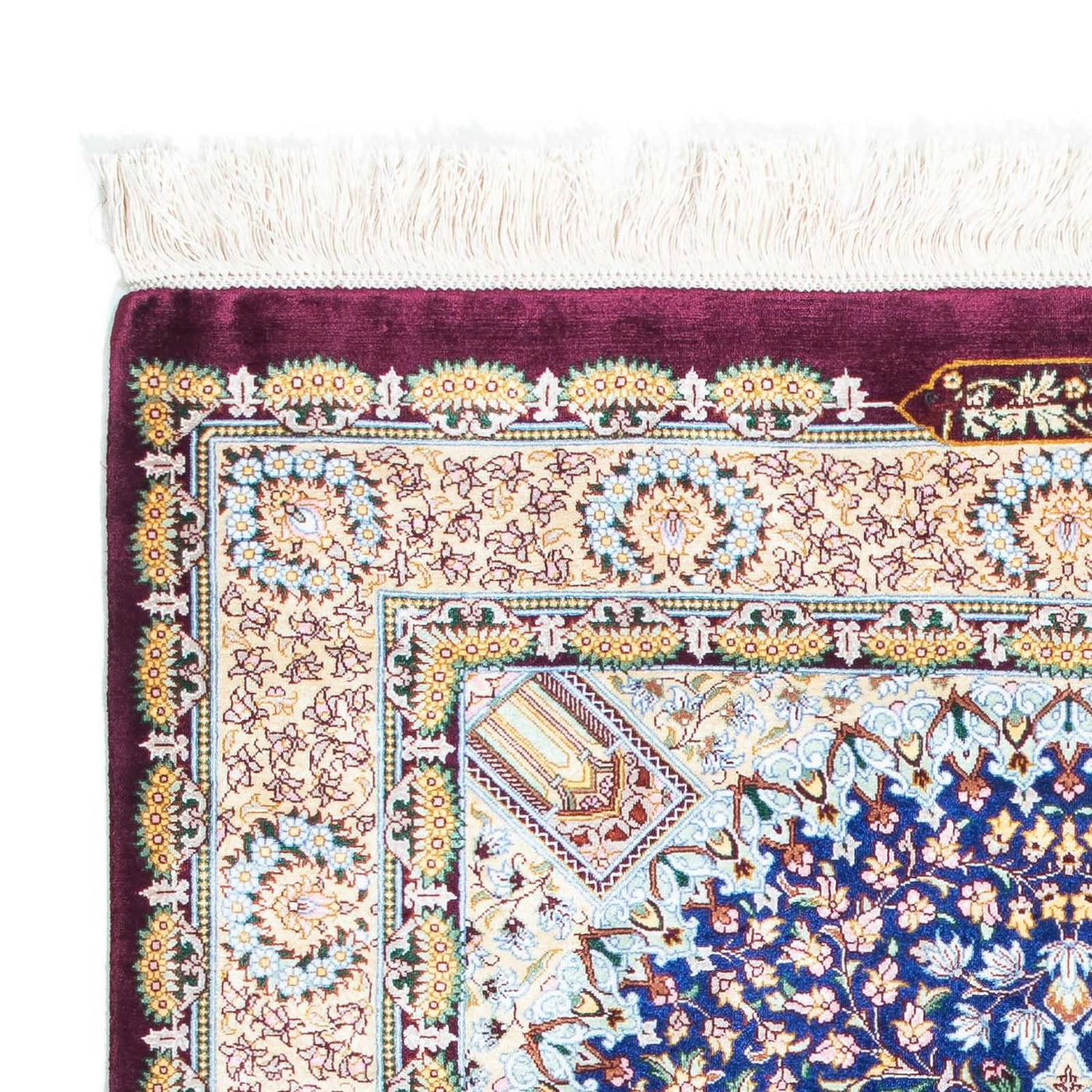 Qom Teppe 117x79cm - Persisk teppe