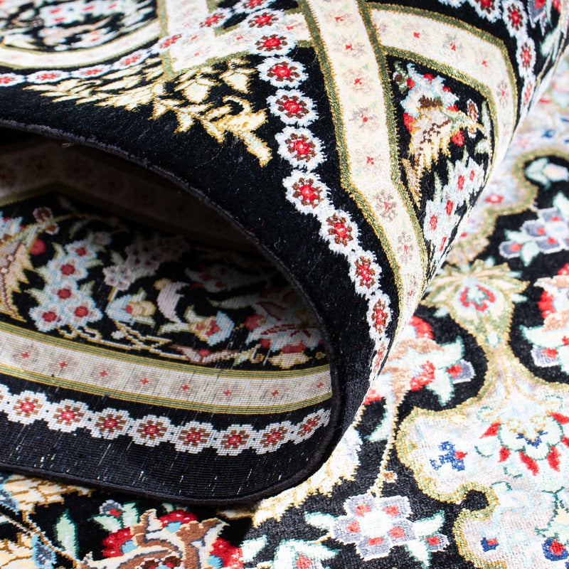 Qom Teppe 124x79cm - Persisk teppe