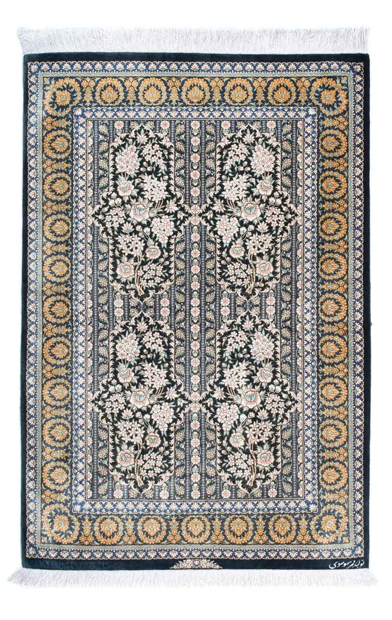 Qom Teppe 118x80cm - Persisk teppe