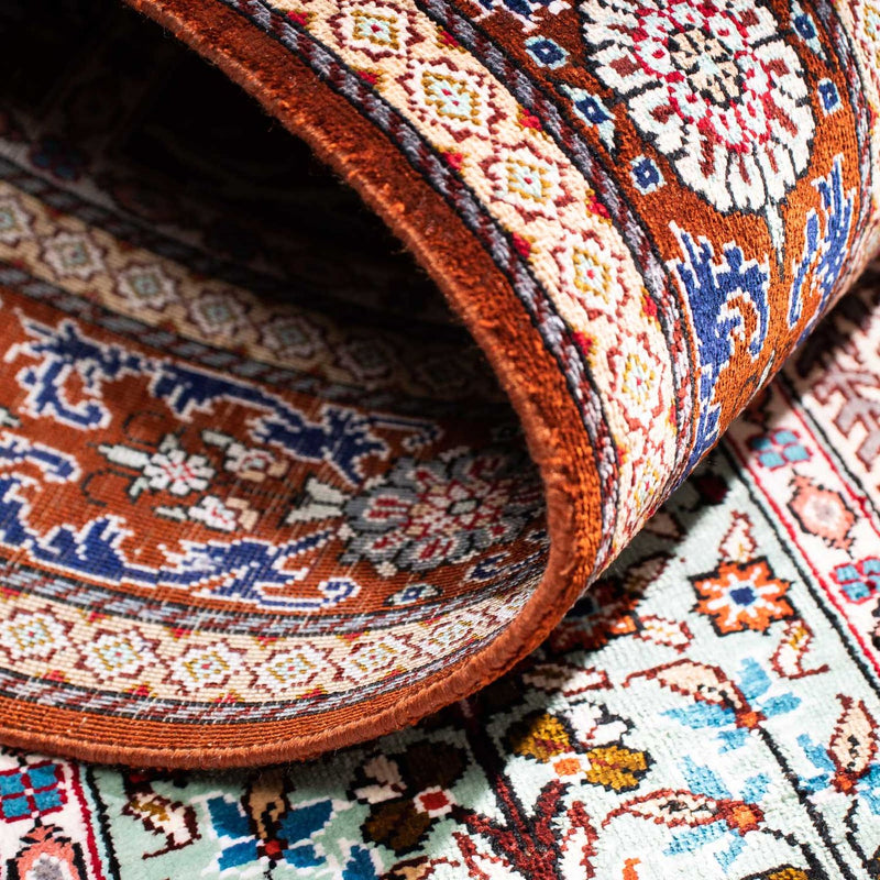 Qom Teppe 122x77cm - Persisk teppe