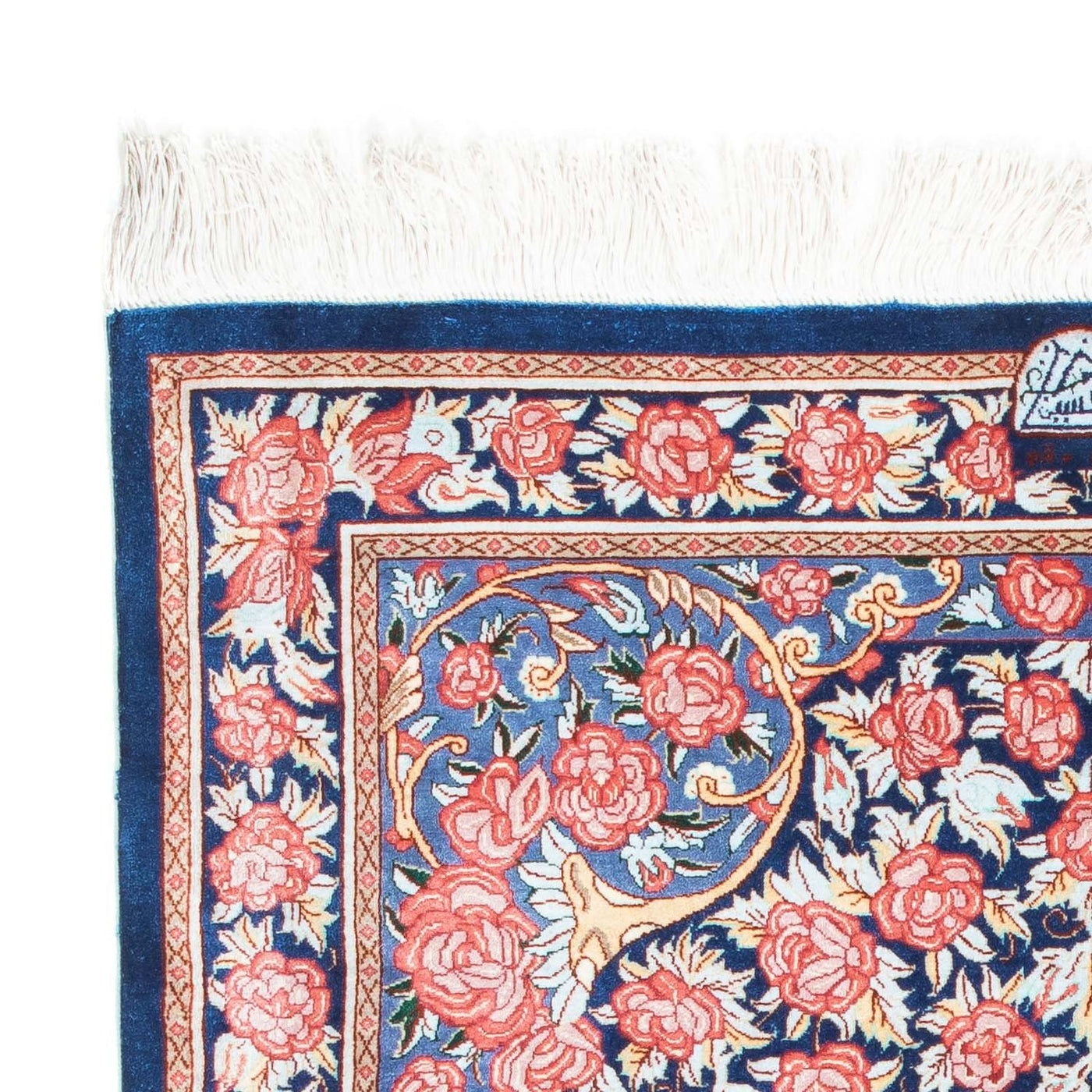 Qom Teppe 119x77cm - Persisk teppe