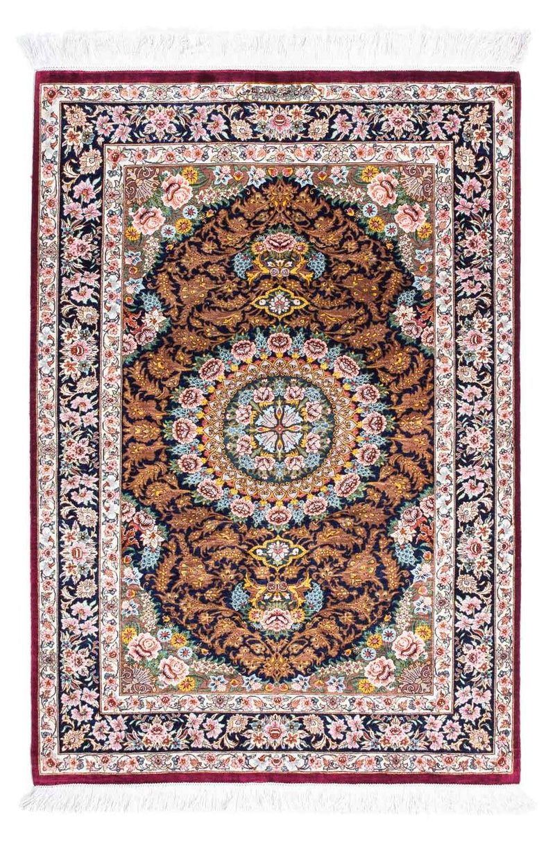 Qom Teppe 119x79cm - Persisk teppe