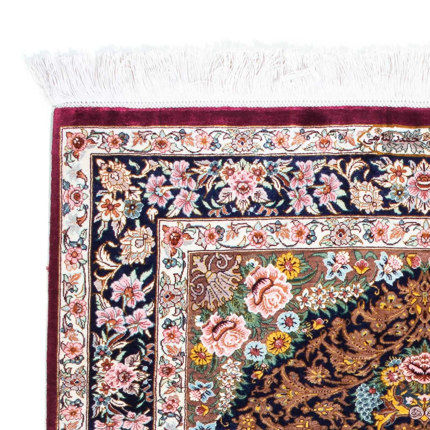 Qom Teppe 119x79cm - Persisk teppe