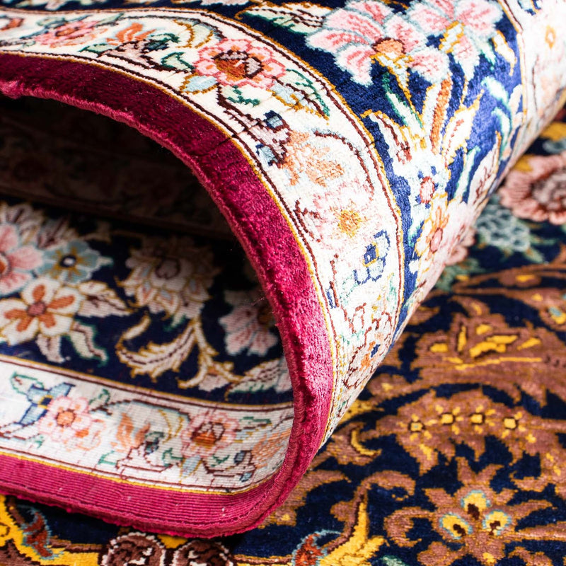 Qom Teppe 119x79cm - Persisk teppe