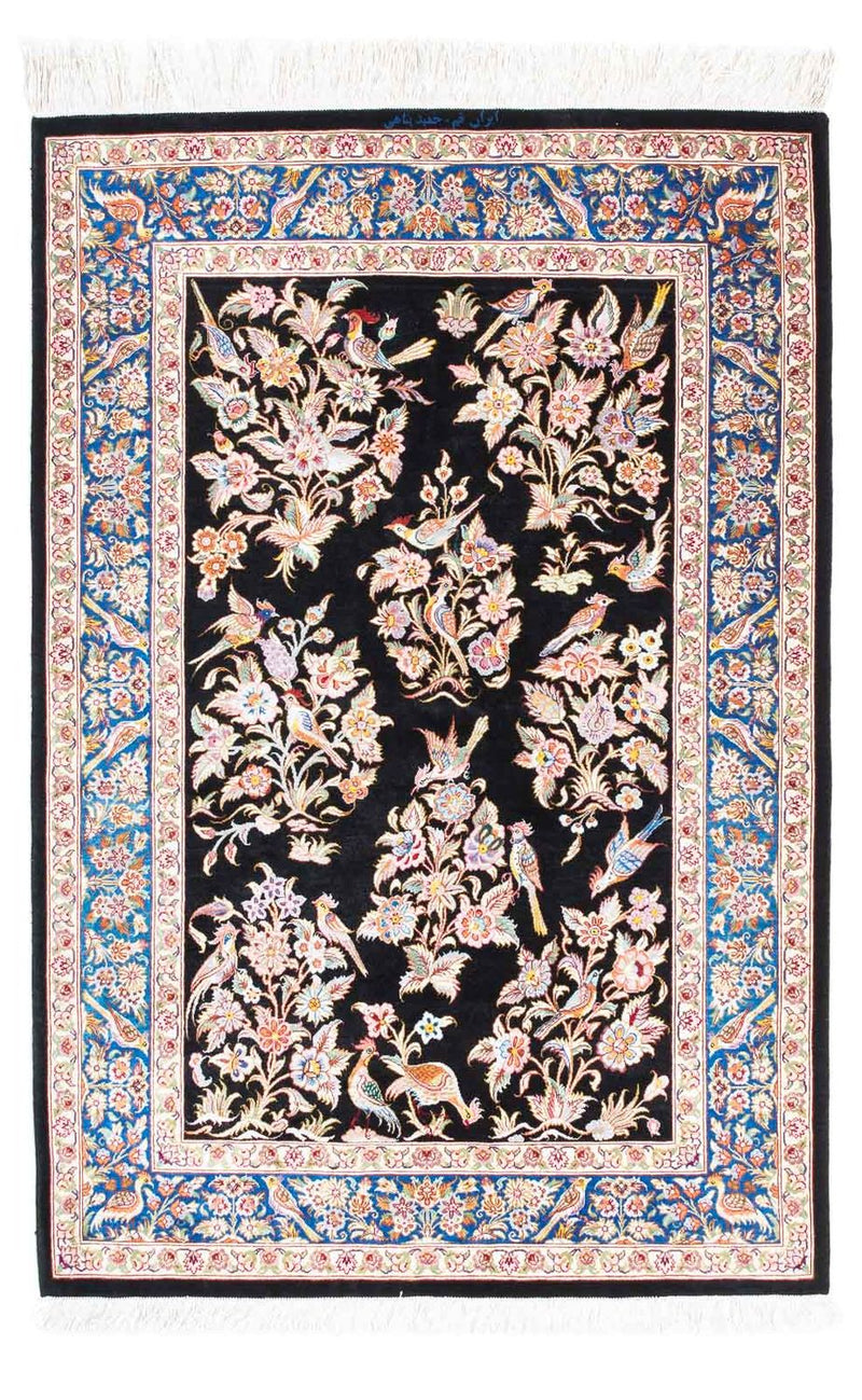 Qom Teppe 118x77cm - Persisk teppe