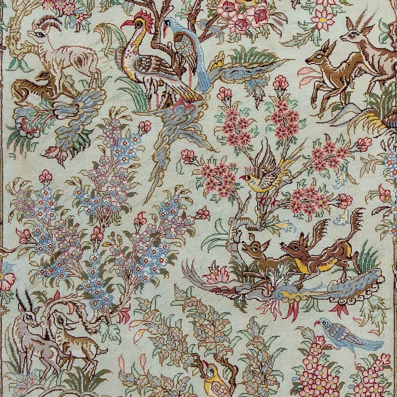 Qom Teppe 94x60cm - Persisk teppe