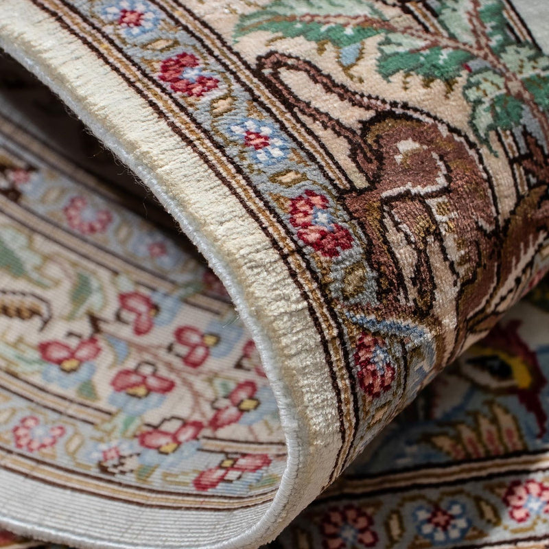 Qom Teppe 94x60cm - Persisk teppe