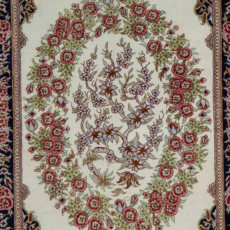 Qom Teppe 91x59cm - Persisk teppe
