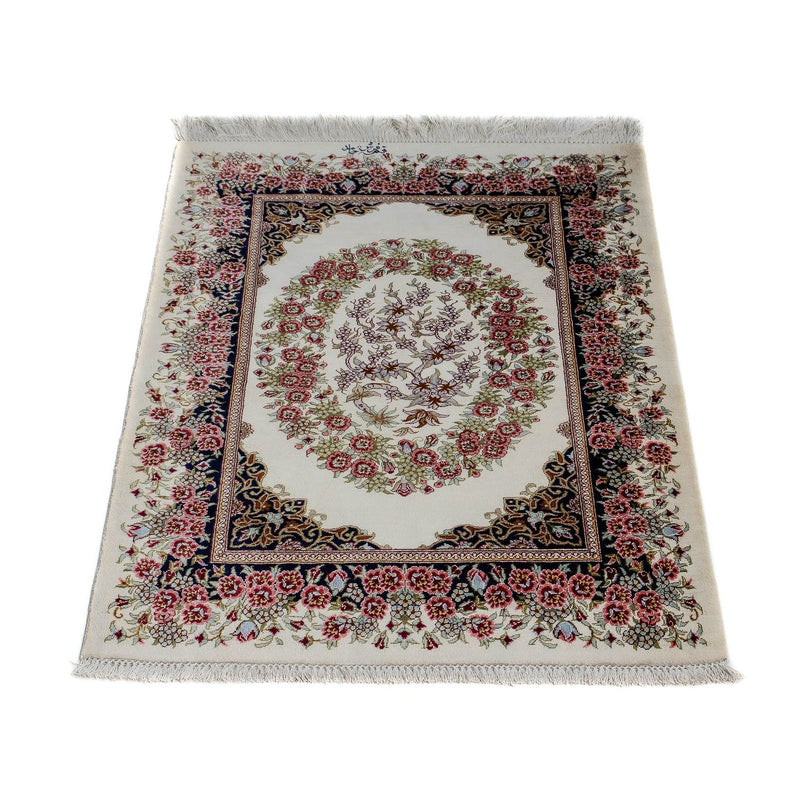 Qom Teppe 91x59cm - Persisk teppe